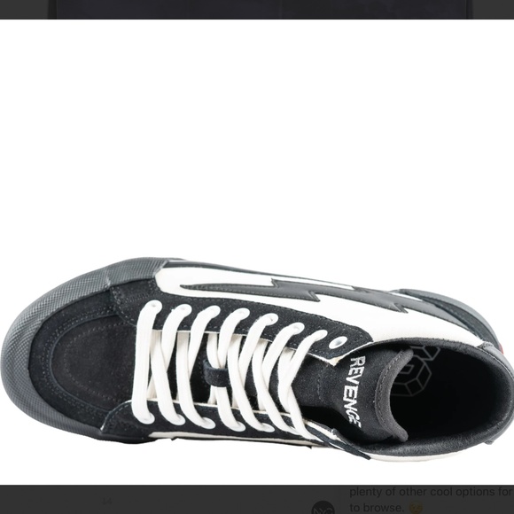 Revenge x Storms Volume 2 High Top Black White Mens Size 9 - Picture 6 of 15